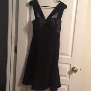 Black cocktail dress